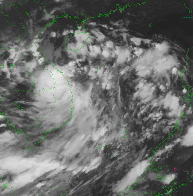 Áp thấp nhiệt đới di chuyển hướng Tây Tây Bắc, gió giật đến cấp 9 ảnh 1