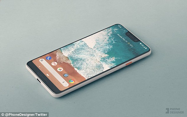 Google ra mắt Pixel 3 đầu tháng 10, thiết kế tai thỏ giống iPhone X ảnh 1