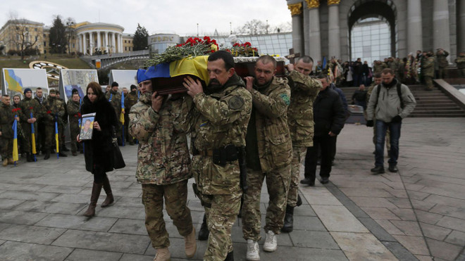 Quân ly khai tìm thấy 373 xác lính Ukraine tại sân bay Donetsk ảnh 1