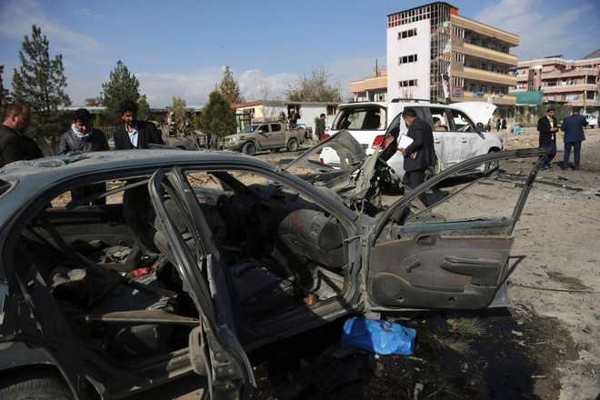 Nổ bom gần căn cứ quân sự chính của Mỹ ở Afghanistan ảnh 1