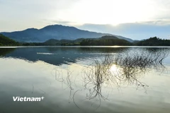 Hồ thủy lợi Ngòi Là. (Ảnh: PV/Vietnam+)