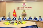 Bộ Công Thương tổ chức Hội nghị giao ban xúc tiến thương mại với hệ thống thương vụ Việt Nam ở nước ngoài quý 1/2026. (Ảnh: PV/Vietnam+)