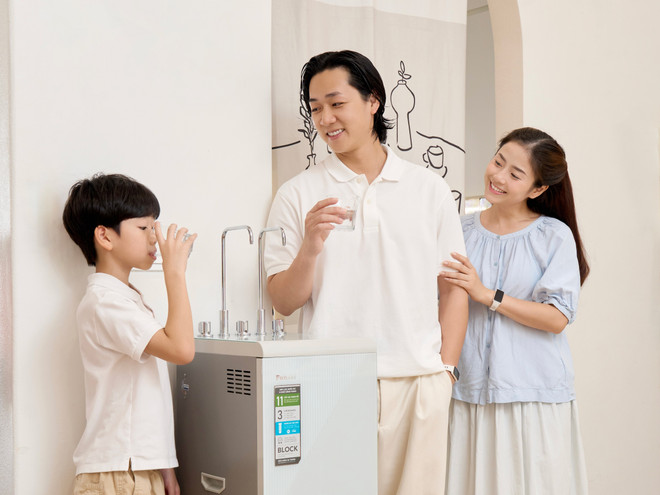 Kết hợp giữa công nghệ hiện đại và thiết kế tinh tế, máy lọc nước Funiki mang đến trải nghiệm sống tiện nghi, chăm sóc sức khỏe cho gia đình. (Ảnh: Vietnam+) 2.jpg