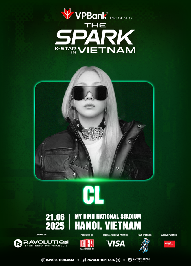 CL (tên thật: Lee Chae-rin, sinh ngày 26/2/1991 tại Seoul, Hàn Quốc) là ca sĩ, rapper và nhạc sĩ nổi tiếng, từng là trưởng nhóm 2NE1 – nhóm nhạc nữ đình đám thuộc YG Entertainment. (Ảnh: Vietnam+) 3.png