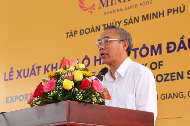 Hậu Giang: Chính thức xuất khẩu lô tôm đầu tiên trong năm 2021 ảnh 2