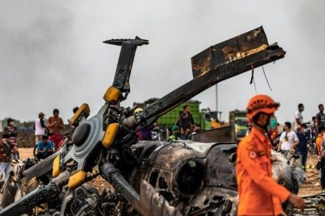 Rơi trực thăng quân sự tại Indonesia, nhiều binh sỹ thiệt mạng ảnh 1