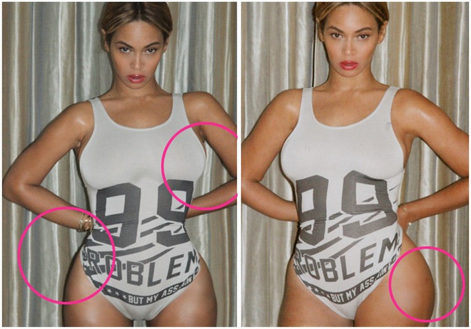 Nữ ca sỹ Beyonce bị tố chỉnh sửa ảnh quá đà cho thon gọn hơn ảnh 1