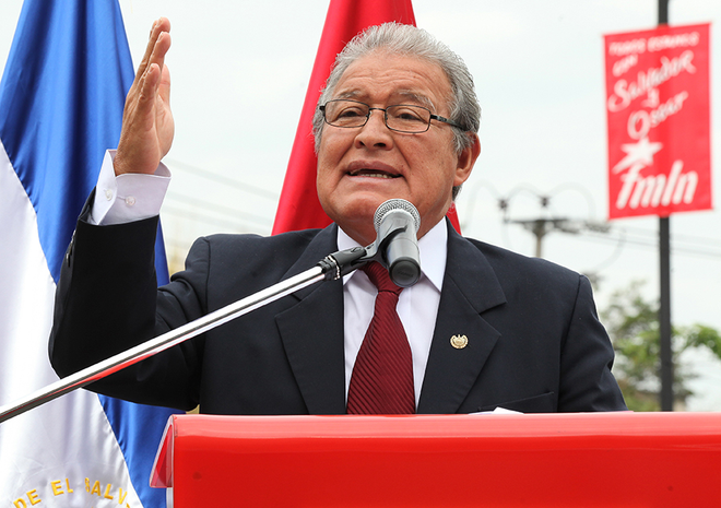 Phó Tổng thống đương nhiệm Salvador Sanchez Ceren. (Nguồn: fmln.org.sv) Bầu cử ở El Salvador: Đảng cánh tả tiếp tục dẫn điểm ảnh 1