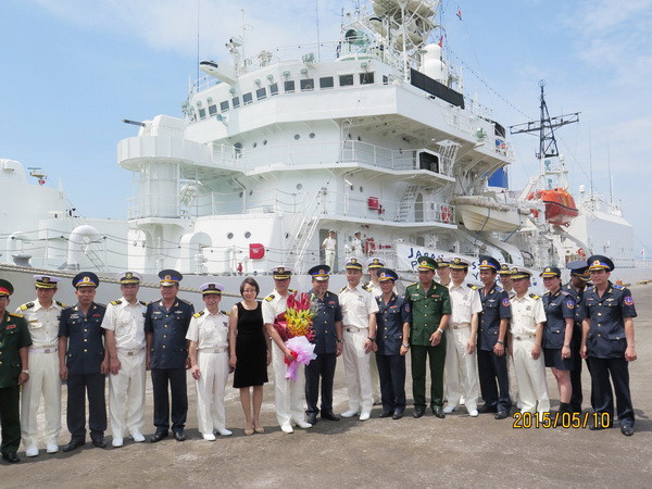 Tàu tuần tra Lực lượng Bảo vệ bờ biển Nhật Bản thăm Đà Nẵng ảnh 1
