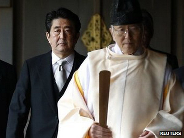 Dân Hàn xếp ông Shinzo Abe ngang với Kim Jong-Un ảnh 1