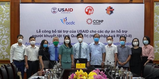 Quảng Trị: Công bố các dự án hỗ trợ người khuyết tật do USAID tài trợ ảnh 1