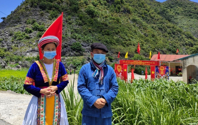 Cử tri trên đảo Trường Sa Lớn cùng cả nước thực hiện quyền công dân ảnh 4