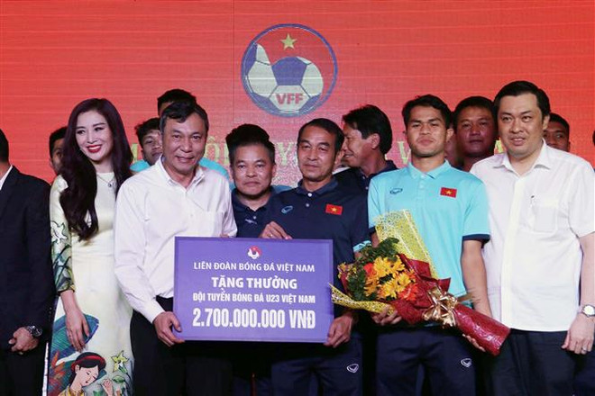 Lễ đón, gặp mặt U23 Việt Nam, nhà vô địch Giải U23 Đông Nam Á 2022 ảnh 1