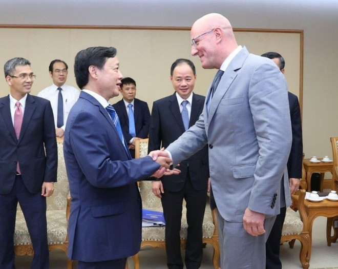 Phó Thủ tướng Trần Hồng Hà tiếp Phó Thủ tướng Liên bang Nga Dmitry Chernyshenko. (Ảnh: Văn Điệp/TTXVN) ttxvn_pho_thu_tuong_tran_hong_ha_tiep_pho_thu_tuong_lien_bang_nga_dmitry_chernyshenko_2.jpg