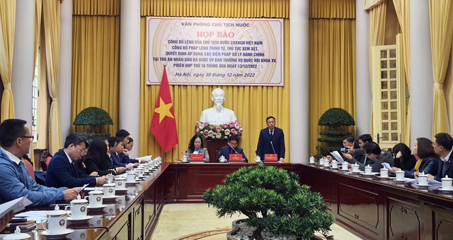 Công bố lệnh của Chủ tịch nước về pháp lệnh được Ủy ban TVQH thông qua ảnh 2