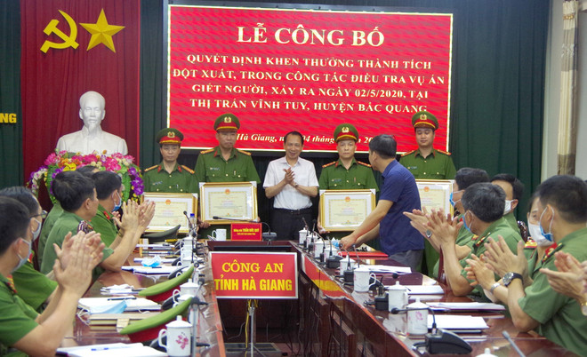 Hà Giang: Khen thưởng các đơn vị điều tra nhanh vụ giết chủ nhà nghỉ ảnh 1