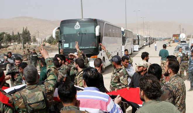 Syria: Phiến quân nhất trí rút khỏi các thị trấn ở Đông Ghouta ảnh 1