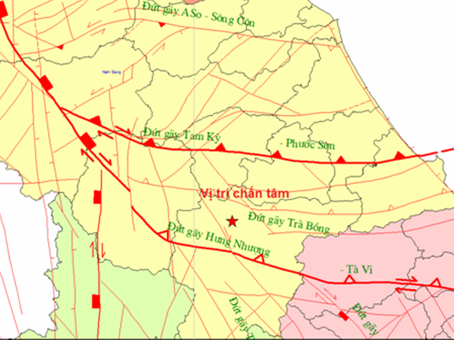 Quảng Nam: Lại xảy ra động đất 2,1 độ Richter tại khu vực Bắc Trà My ảnh 1