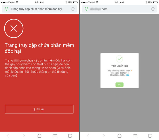Trình duyệt di động có thể cảnh báo mã độc từ hơn 30.000 website ảnh 1