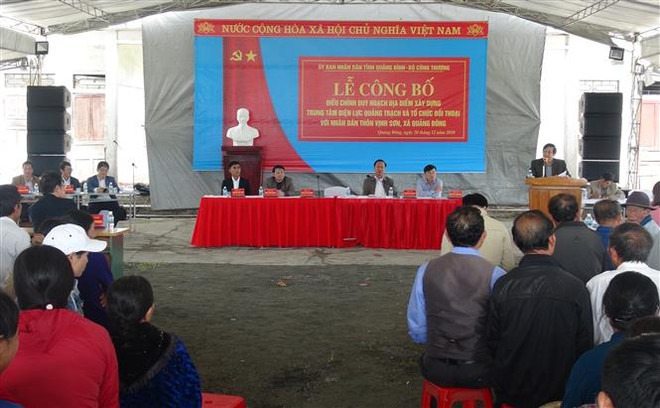 Đối thoại với người dân khu vực xây dựng nhiệt điện Quảng Trạch ảnh 1