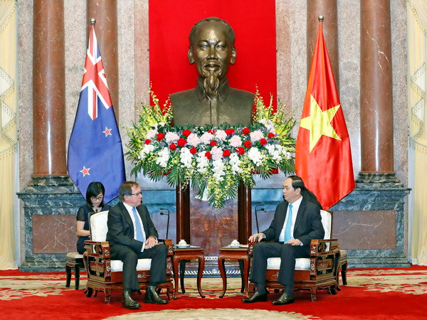 Chủ tịch nước Trần Đại Quang tiếp Bộ trưởng Ngoại giao New Zealand ảnh 1