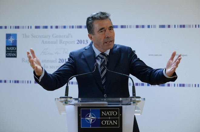 Tổng Thư ký NATO Anders Forgh Rasmussen. (Nguồn: THX/TTXVN) NATO hướng tới một liên minh cân bằng và vững chắc ảnh 1