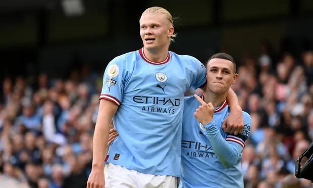 Haaland, Foden cùng lập hat-trick giúp Man City 'hủy diệt' M.U 6-3 ảnh 1