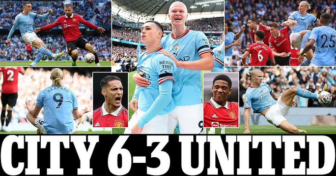 Haaland, Foden cùng lập hat-trick giúp Man City 'hủy diệt' M.U 6-3 ảnh 2