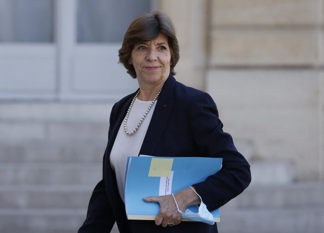 Ngoại trưởng Pháp Catherine Colonna. (Ảnh: AFP/TTXVN) Pháp nỗ lực tìm cách xoa dịu căng thẳng giữa Azerbaijan và Armenia ảnh 1