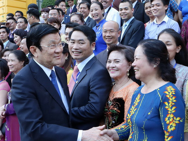Chủ tịch nước gặp mặt Đoàn đại biểu Hiệp hội Doanh nghiệp nhỏ và vừa ảnh 1