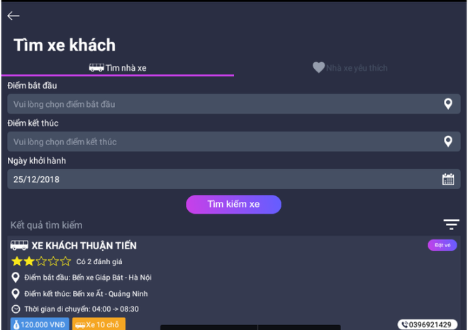 'Thượng đế' ở nhà cũng đặt được xe khách qua ứng dụng di động ảnh 1