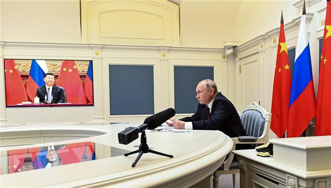 Điện Kremlin thông báo nội dung hội đàm thượng đỉnh Nga-Trung ảnh 1