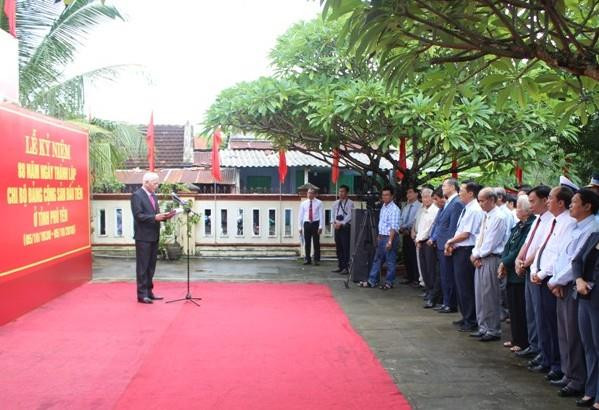 Phú Yên: Kỷ niệm 89 năm Ngày thành lập Chi bộ Đảng Cộng sản đầu tiên ảnh 1
