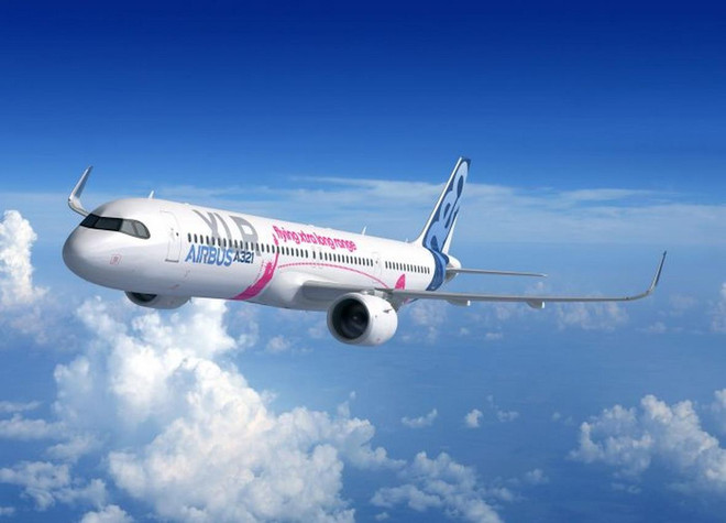 Máy bay Airbus A321XLR. (Nguồn: Airbus) Airbus ra mẫu máy bay mới tại Triển lãm Hàng không Paris ảnh 1