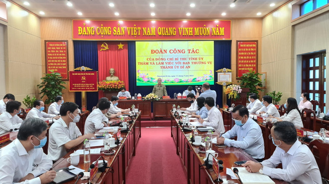 Bình Dương tăng cường các biện pháp phòng, chống dịch tại Dĩ An ảnh 1