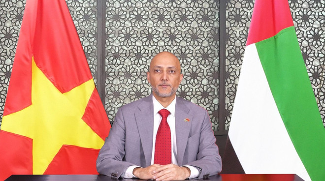 Đại sứ UAE tại Việt Nam Bader Almatrooshi. (Ảnh: Việt Đức/TTXVN) Trao đổi thương mại giữa Việt Nam và UAE có dư địa phát triển lớn ảnh 2