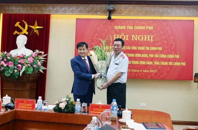 Tổ chức lễ bàn giao nhiệm vụ của Tổng Thanh tra Chính phủ ảnh 1