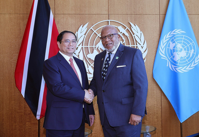 Thủ tướng gặp Chủ tịch Đại Hội đồng Liên hợp quốc khóa 78 ảnh 1