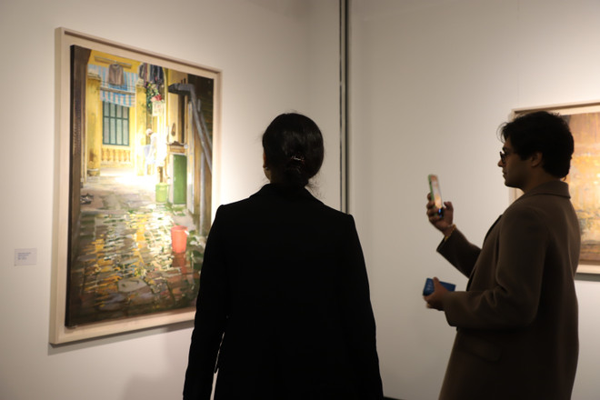 Thần đồng hội họa nhí Việt Nam tổ chức triển lãm tại Anh ảnh 2