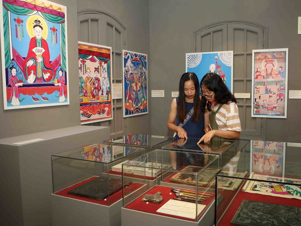 Triển lãm "Tranh dân gian Việt Nam" tại Hoàng thành Thăng Long ảnh 1