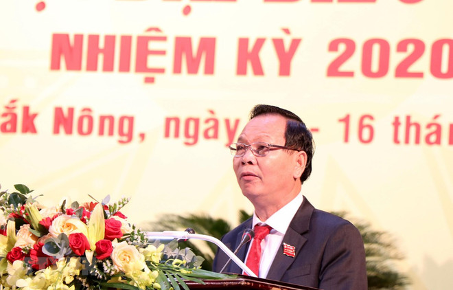 Ông Ngô Thanh Danh, Bí thư Tỉnh ủy Đắk Nông, nhiệm kỳ 2020-2025. (Ảnh: Hưng Thịnh/TTXVN) 5 nhiệm vụ trọng tâm, 3 đột phá chiến lược đưa Đắk Nông phát triển ảnh 1