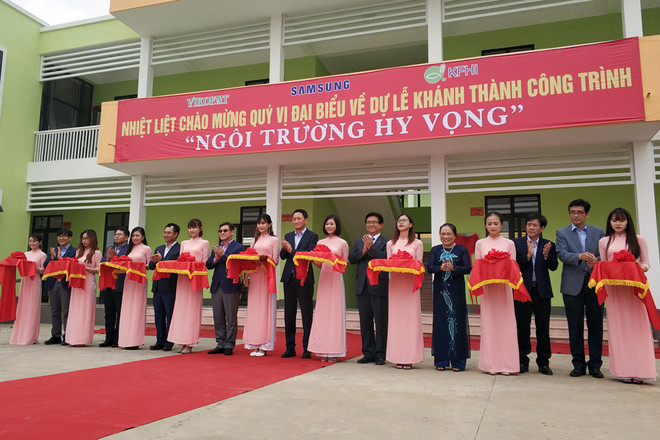 Vận hành ngôi trường trị giá 22 tỷ đồng cho trẻ em nghèo Thái Nguyên ảnh 1