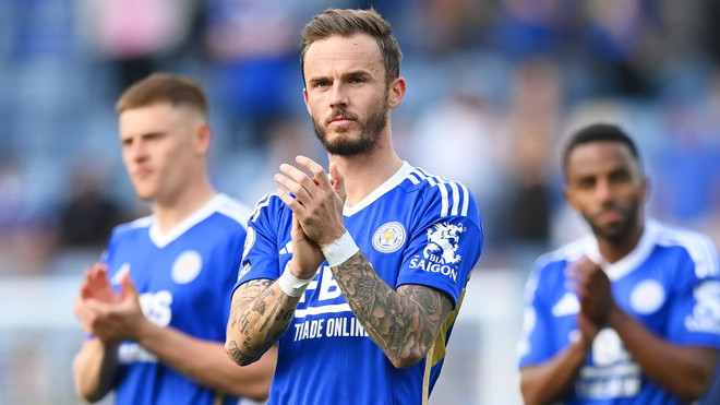 Leicester xuống chơi tại Championships mùa tới. (Nguồn: Getty Images) Premier League hạ màn: Leicester City và Leeds United xuống hạng ảnh 2