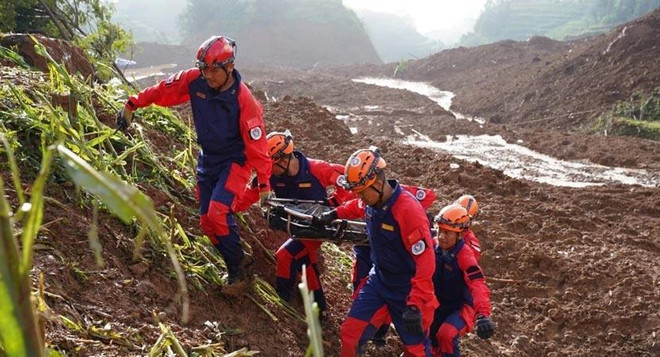 Trung Quốc: 11 người thiệt mạng trong vụ sạt lở đất tại tỉnh Quý Châu ảnh 1