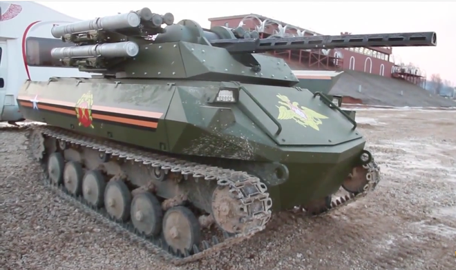 Nga bắt đầu chào hàng hệ thống robot chiến đấu đa năng Uran-9 ảnh 1