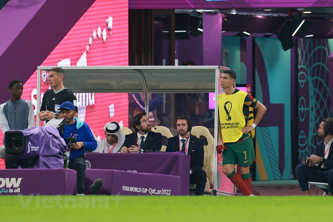 Ronaldo không tham gia buổi tập cùng cầu thủ dự bị Bồ Đào Nha ảnh 1