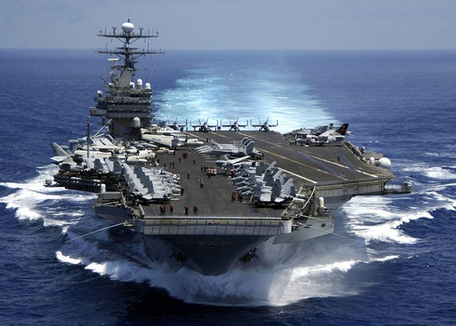 Tàu sân bay Mỹ Carl Vinson tiếp tục tập trận với lực lượng Hàn Quốc ảnh 1