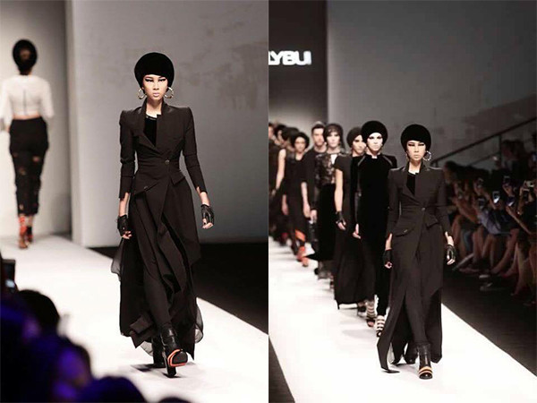 Áo tứ thân và nón quai thao lên sàn diễn thời trang Thượng Hải ảnh 11