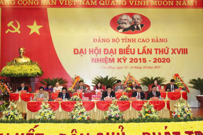Khai mạc Đại hội đại biểu Đảng bộ tỉnh Cao Bằng lần thứ XVIII ảnh 2