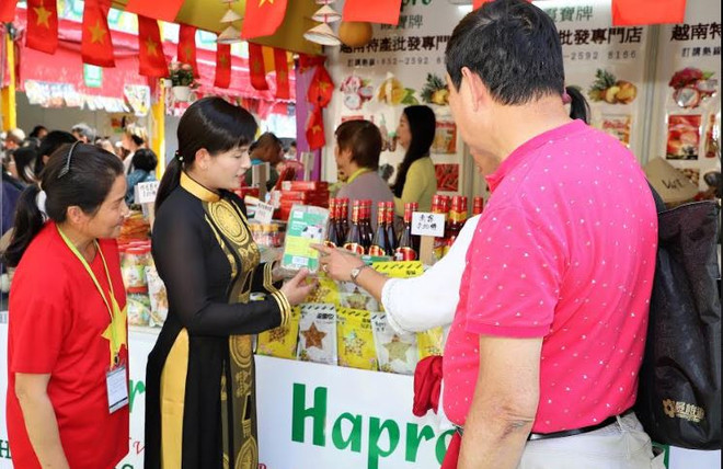 Gian hàng Việt Nam hút khách tại Hội chợ ẩm thực Hong Kong 2018 ảnh 1